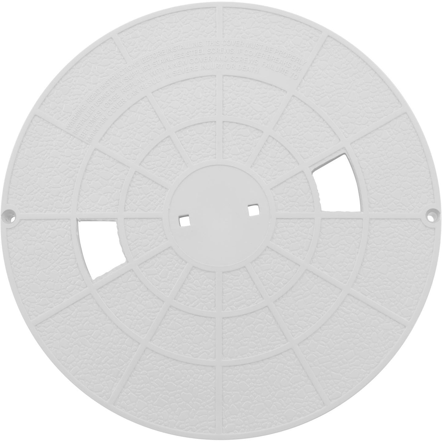 Skimmer Lid, Pentair/PacFab Bermuda, 9-3/16"od, White