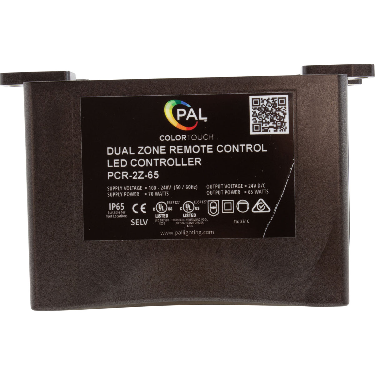 PAL 65W Multi Color Dual Zone Rem Ctrl Transformer 24VDC