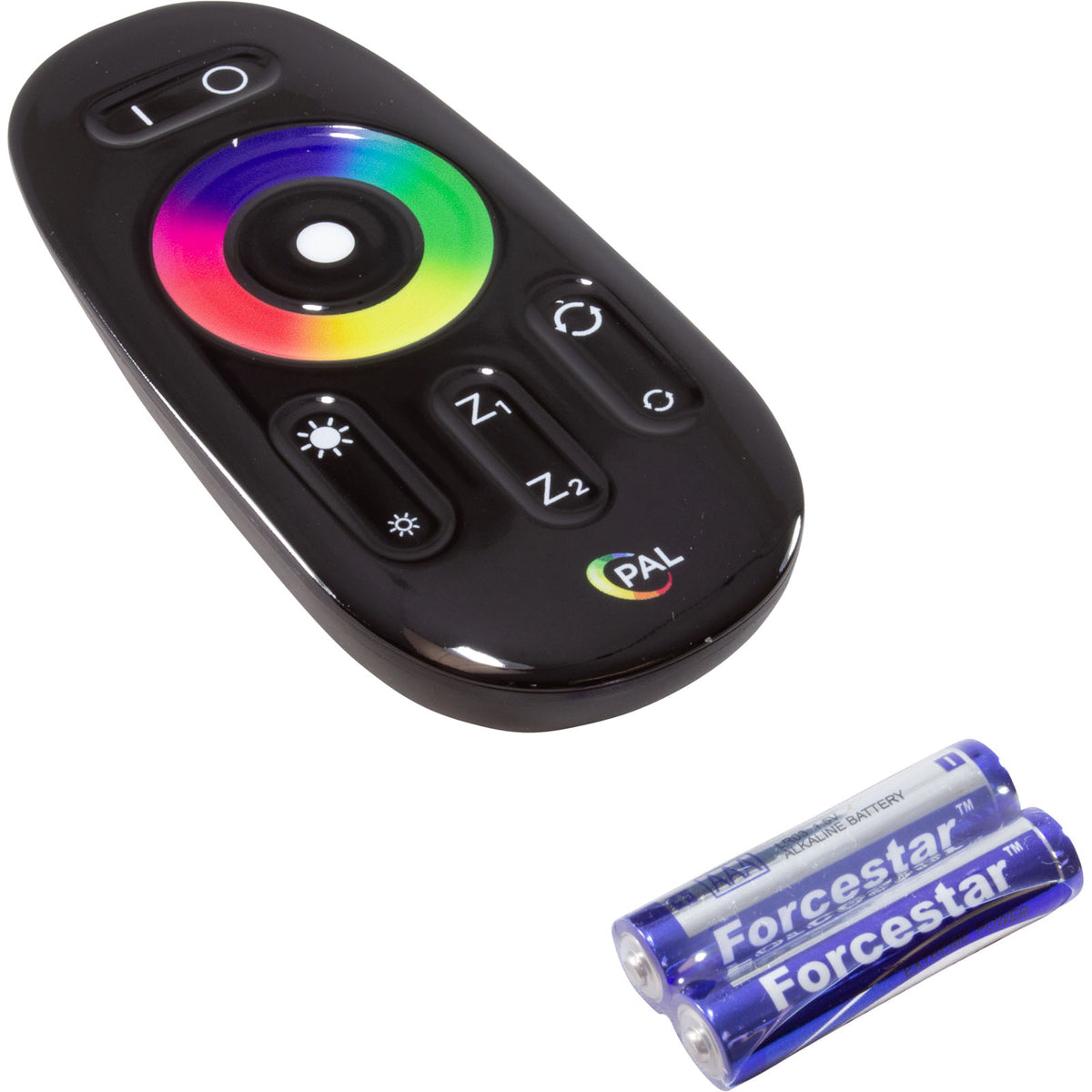 Transformador de control remoto de zona dual multicolor PAL de 65 W y 24 V CC