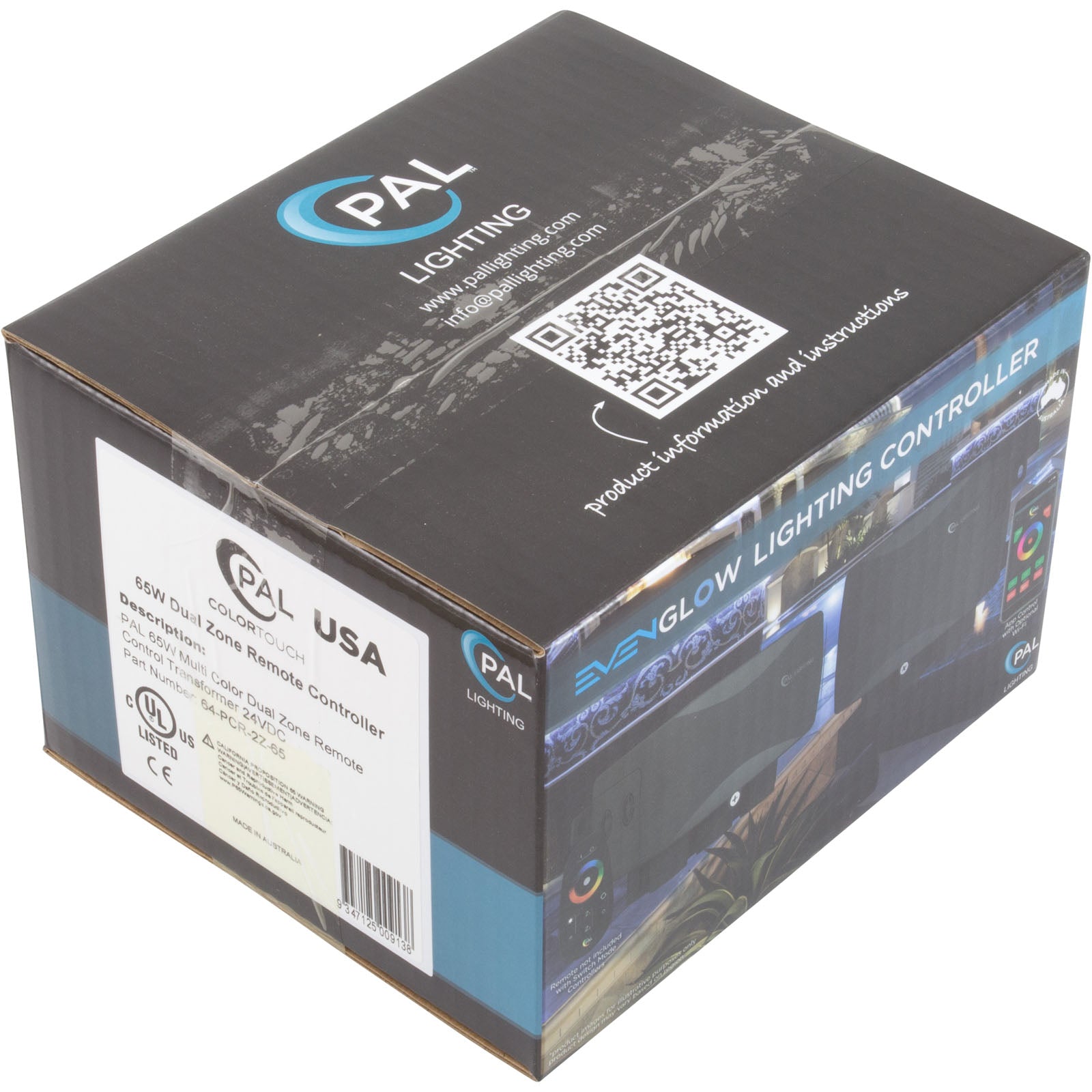 PAL 65W Multi Color Dual Zone Rem Ctrl Transformer 24VDC