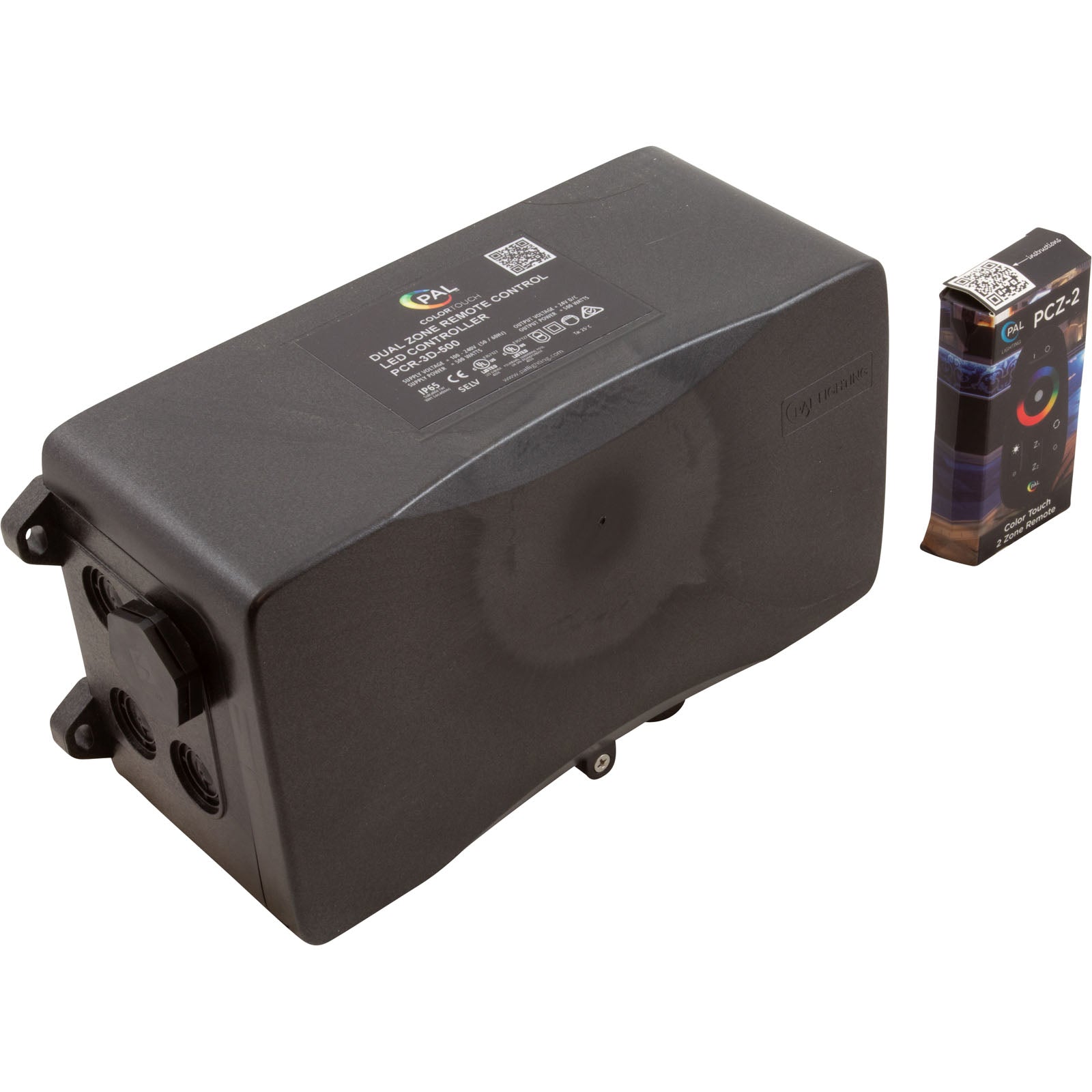PAL 500W Multi Color Dual Zone Remote Ctrl Transformer 24VDC