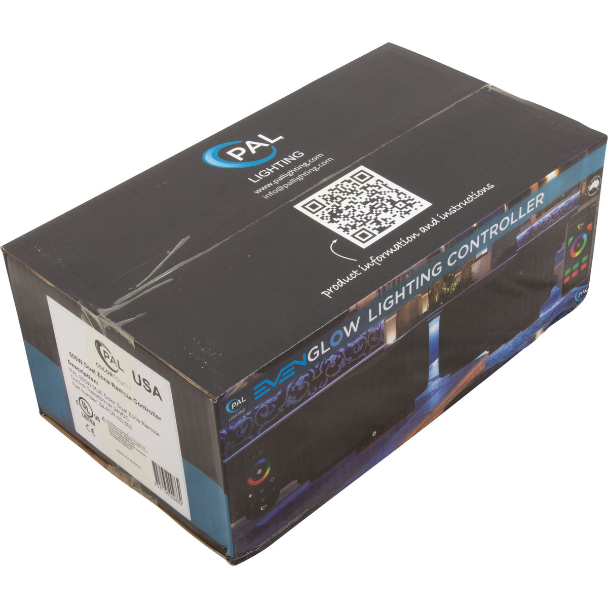 PAL 500W Multi Color Dual Zone Remote Ctrl Transformer 24VDC