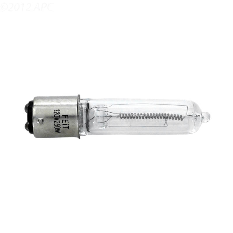 APC 250W 120V Halogen Pool Light Bulb, BA15d Bayonet (APC120250DC)