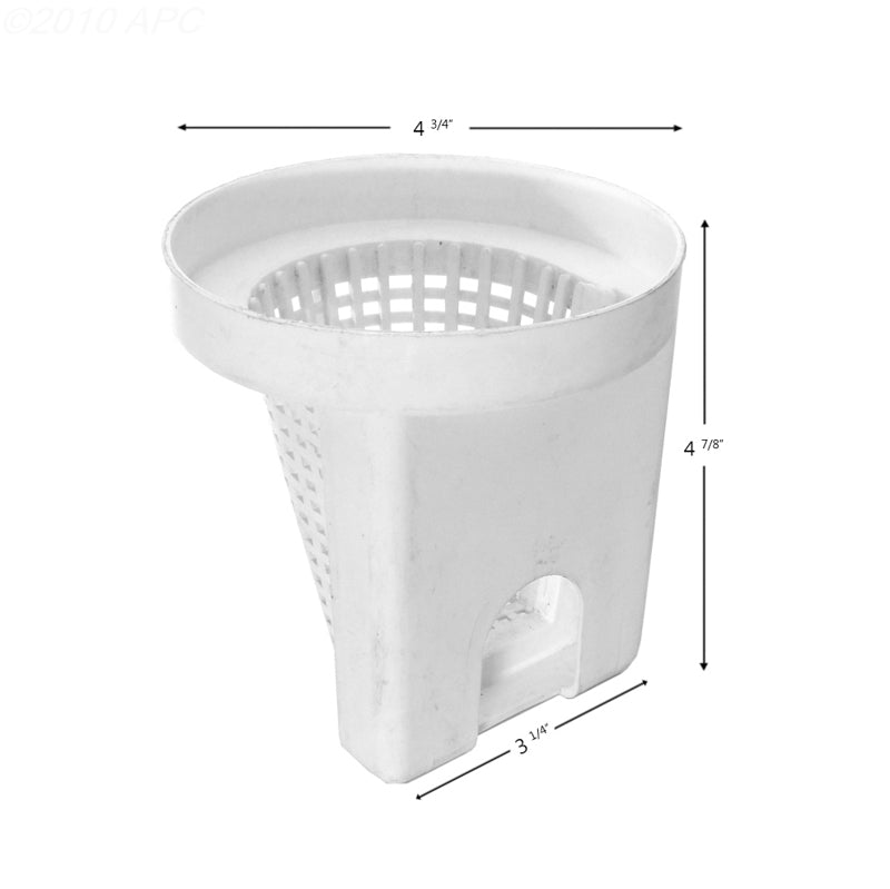 Aladdin B-195 Plastic Skimmer Basket for Lomart, Replaces 43-044 (APCB195)