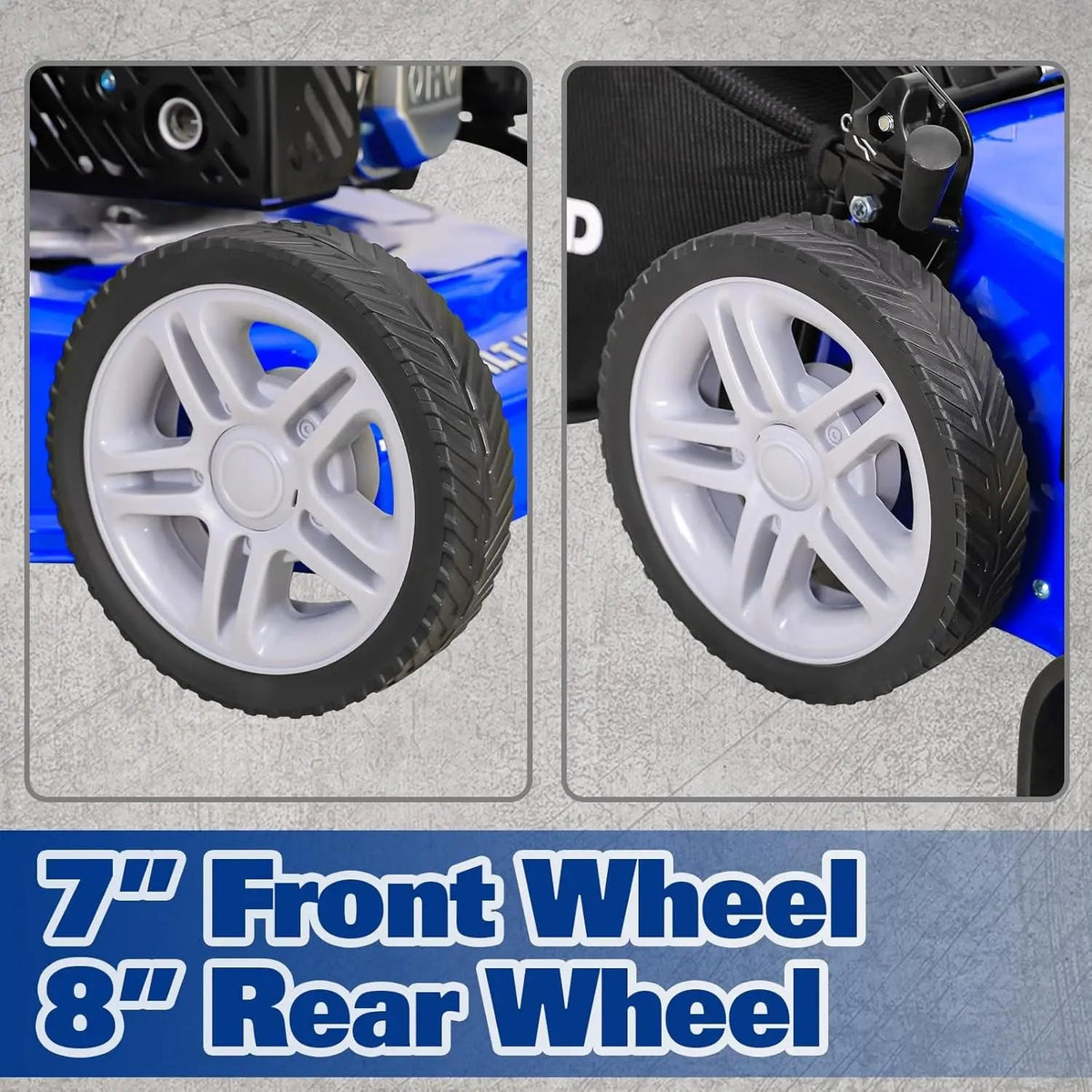 BILT HARD 21" Gas Push Mower – 201cc 3-in-1 Lawn Mower with Bagging, Mulching & Side Discharge