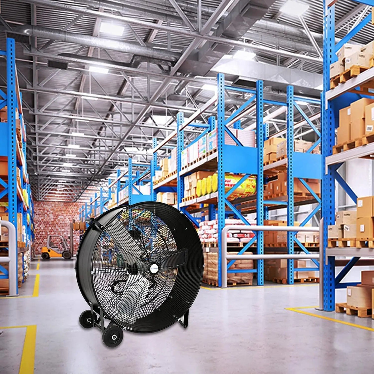 BILT HARD 30" 13000 CFM High Velocity Drum Fan: 2-Speed Heavy Duty Industrial Fan, UL Listed