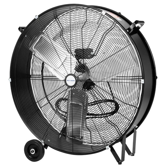 BILT HARD 34" 15000 CFM Industrial Drum Fan, 3-Speed Heavy Duty Shop Fan – UL Listed