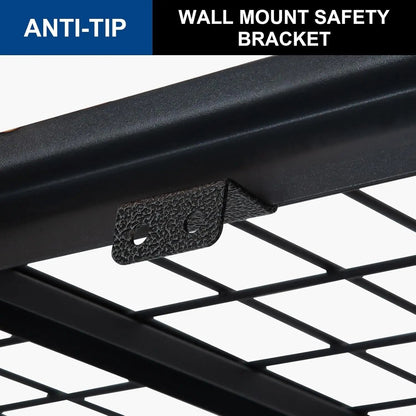 BILT HARD 60" W Garage Shelving 3300 LBS, 72" H x 18" D Storage Shelves, Heavy Duty 5-Tier Metal Shelving Units with Adjustable Shelf, Steel Wire Utility Shelving