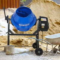 BILT HARD 4 Cu. Ft. Electric Cement Mixer – Portable & Heavy-Duty