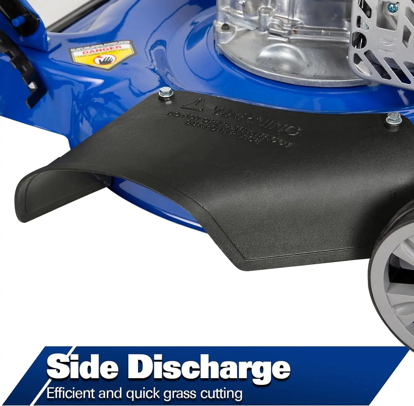 BILT HARD 20" Gas Push Lawn Mower – 144cc 4-Cycle Engine, 8 Cutting Heights, Perfect for Lawns, Yards & Gardens