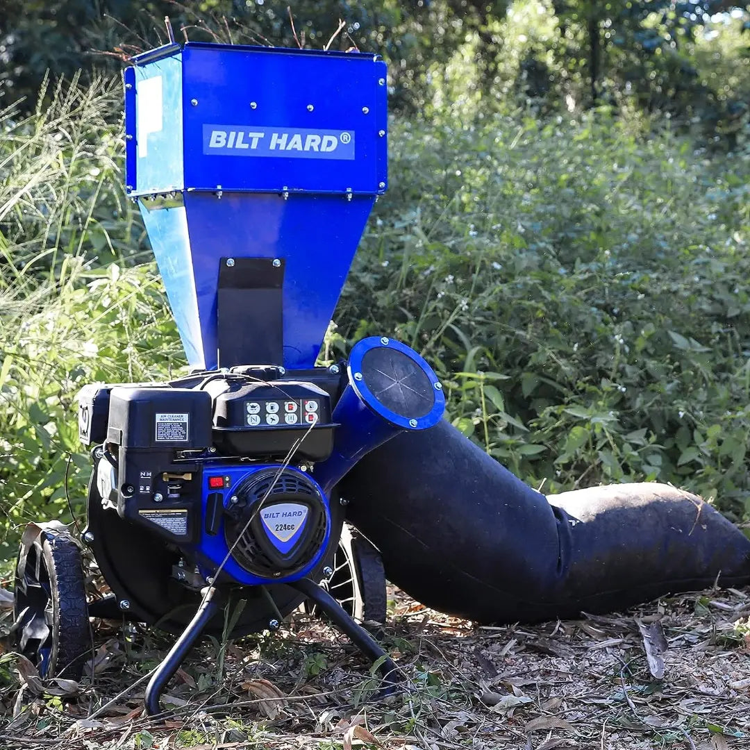 BILT HARD 224cc 7.5hp Gas Powered Wood Chipper
