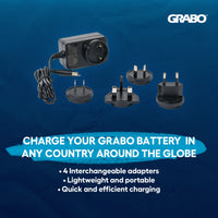 GRABO International 14.8V Battery Charger, Worldwide Plug