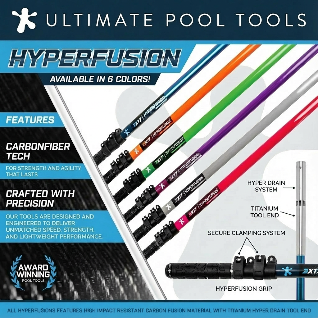 HyperFusion / Swimming Pool Pole / High Impact Resistant