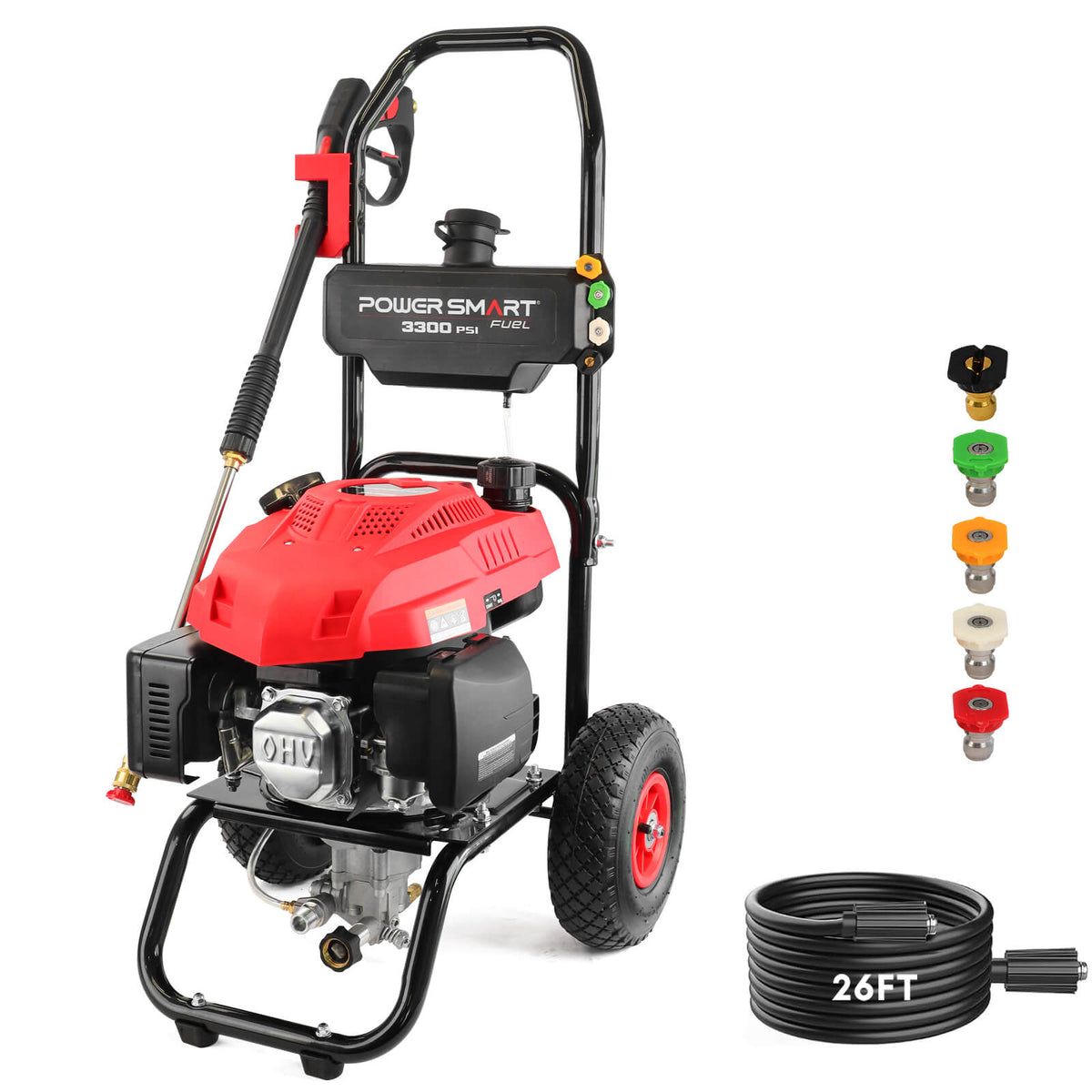 3300PSI 2.5GPM 201cc Gas Pressure Washer DB1050