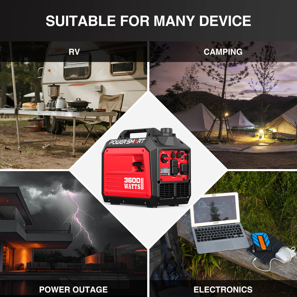 3600W Inverter Gas Generator DB5035 Series