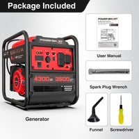 4300W Open Frame Gas Inverter Generator DB5041