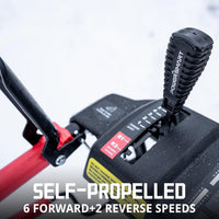 24'' 212cc Two Stage Self-Propelled Gas Snow Blower w/ Electric Start & Heated Handle DB7108B