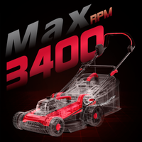 14" 15Amp Electric Corderd Push Lawn Mower DB8015