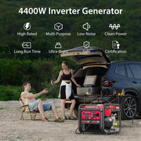 4400W Open Frame Inverter Generator w/ CO Alert DL5040C