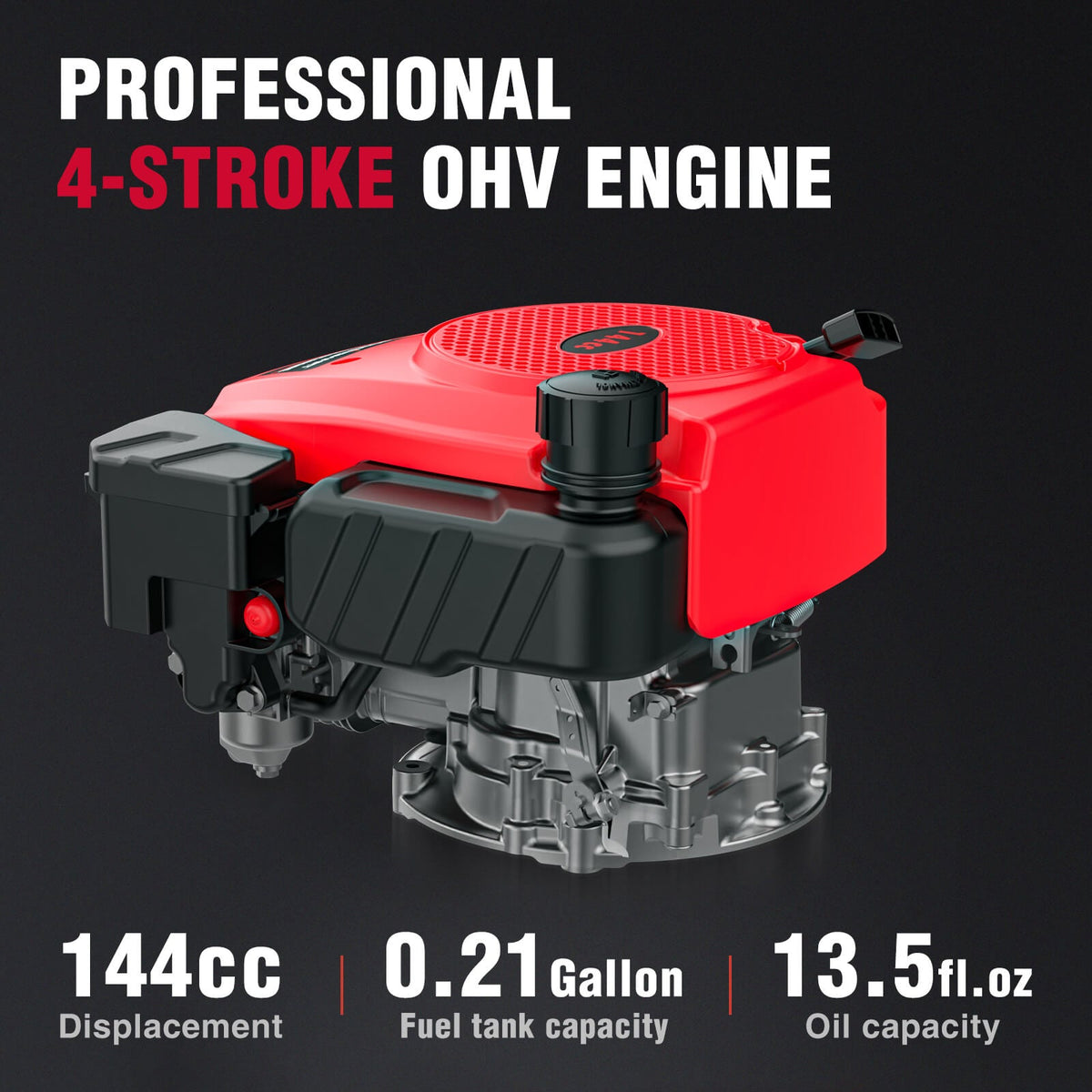 17" 144cc Gas Push 3-in-1 Lawn Mower DV8618P