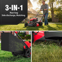 17" 144cc Gas Push 3-in-1 Lawn Mower DV8618P