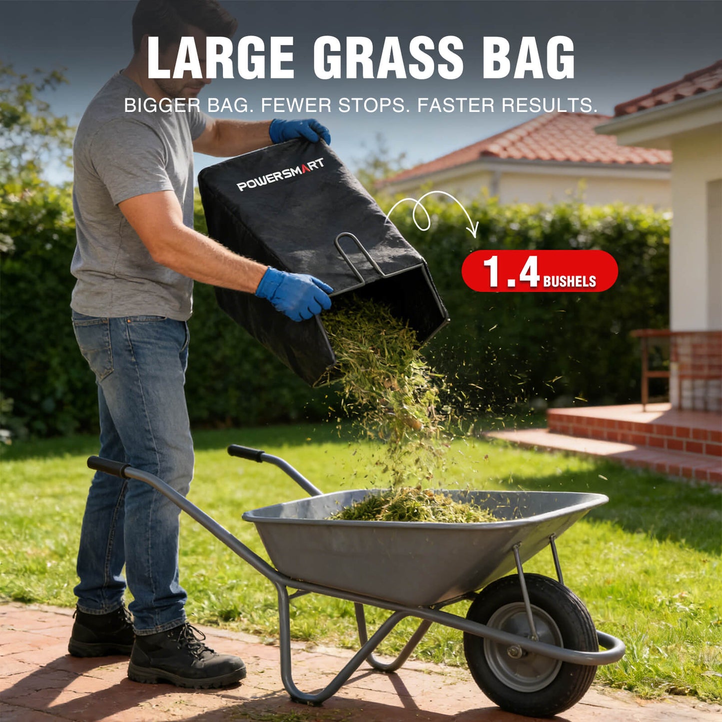 17" 144cc Gas Push 3-in-1 Lawn Mower DV8618P