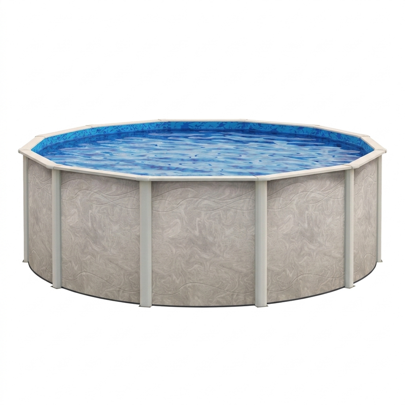 24' Round Above-Ground Pool with 54" Resin Wall | Delta Dream | 60-Year Warranty
