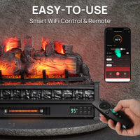 Eternal Flame EF30-PB Electric Fireplace Logs