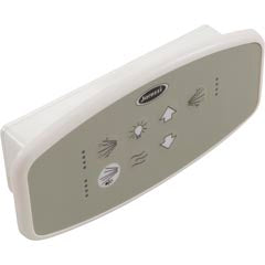 Jacuzzi EJ15940 JWB Designer IV Topside Panel, 7 Button, White with Logo