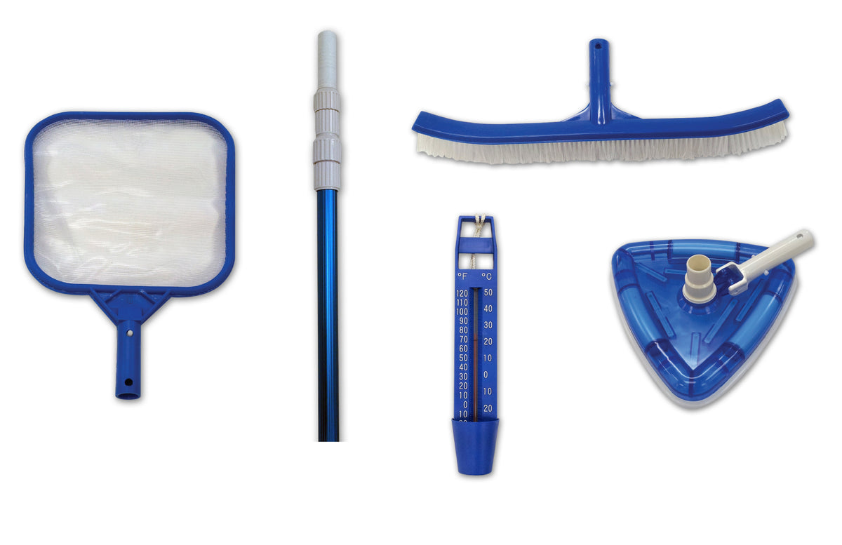 Embassy Pool Maintenance Kit (Large) — Includes 1¼" × 36' Vacuum Hose