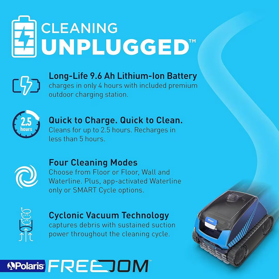 Polaris Freedom Cordless Robotic Pool Cleaner