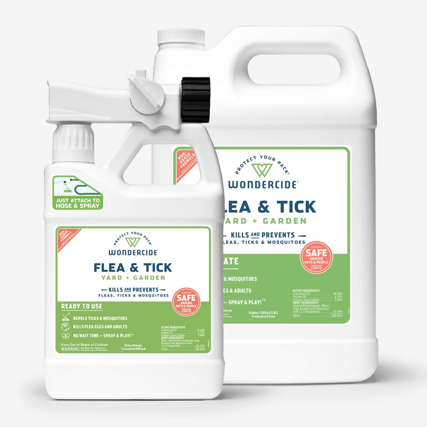 Flea & Tick Yard Spray Refill Starter Kit with Natural Essential Oils