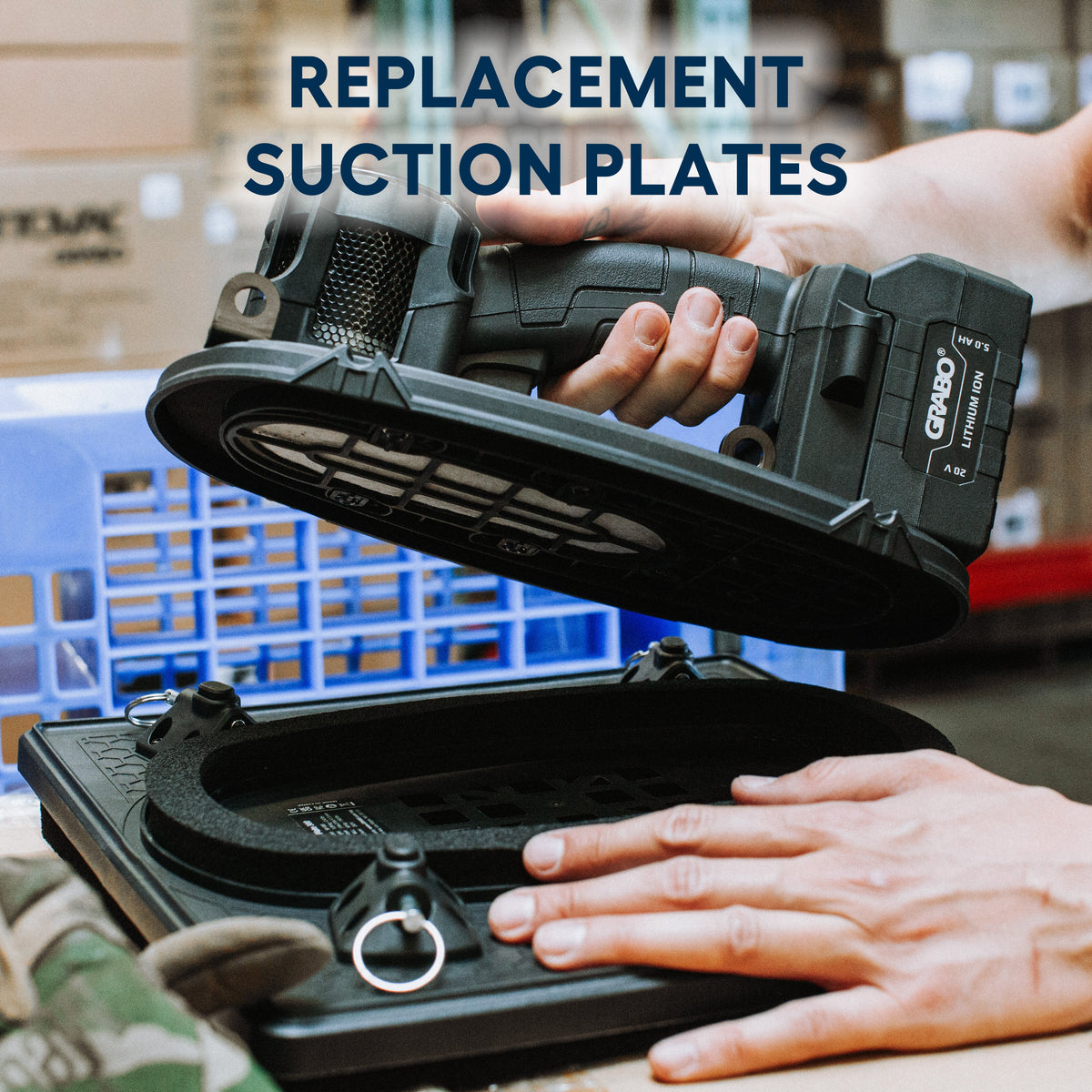 GRABO HighFlow Suction Plate 300, 12x12in, 150 lb