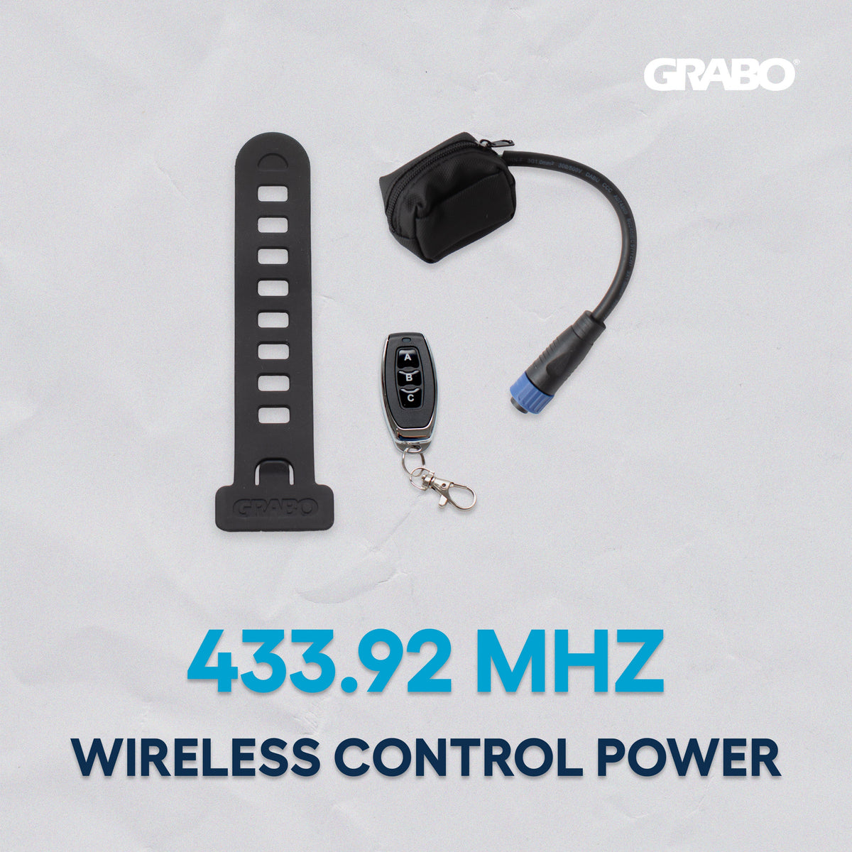 GRABO HighFlow Wireless Remote Keyfob, 30m Range