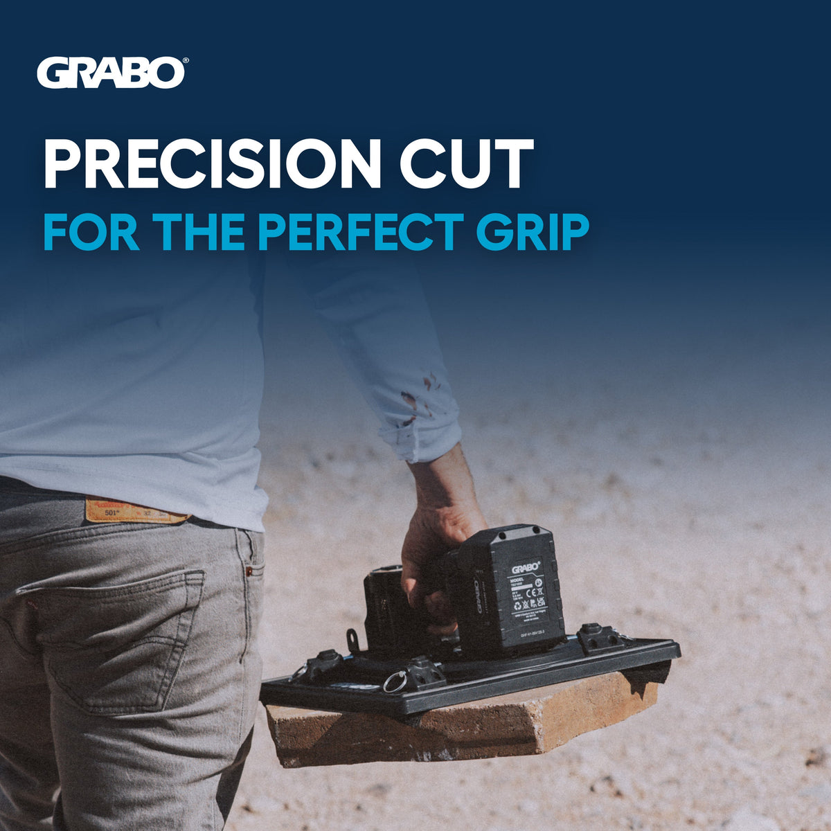 GRABO Smart Cut Foam Seal 300 for Textured Pavers, 150 lb