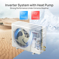 Greenland 12,000 BTU WiFi Ductless Mini Split AC with Heat Pump (R454B)