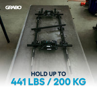 GRABO Panel Pro Modular Rail Suction Gripster System, 6 Cups, 441 lb