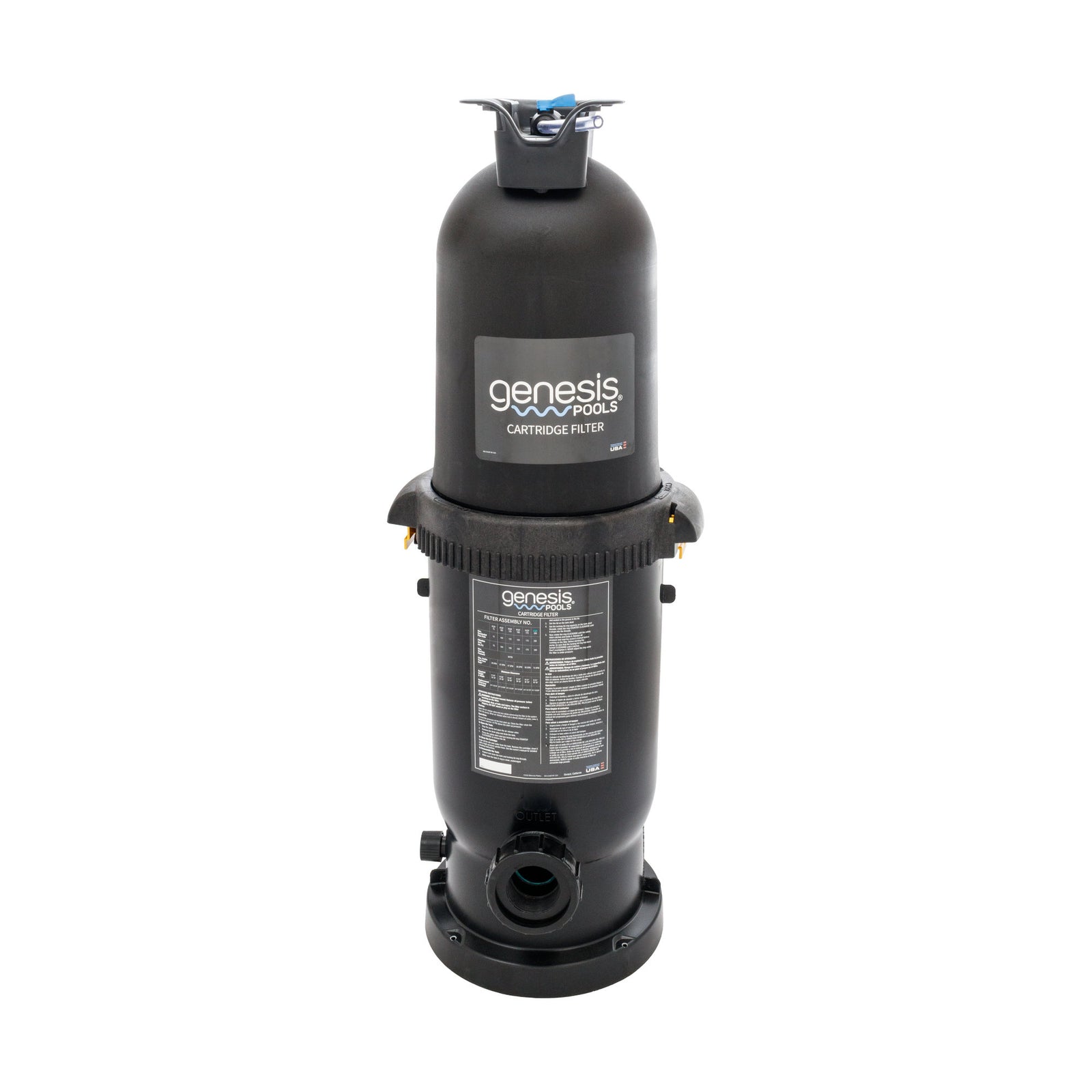 Genesis 200 Sq Ft Cartridge Filter, GPPCCF200, 3-Year Warranty