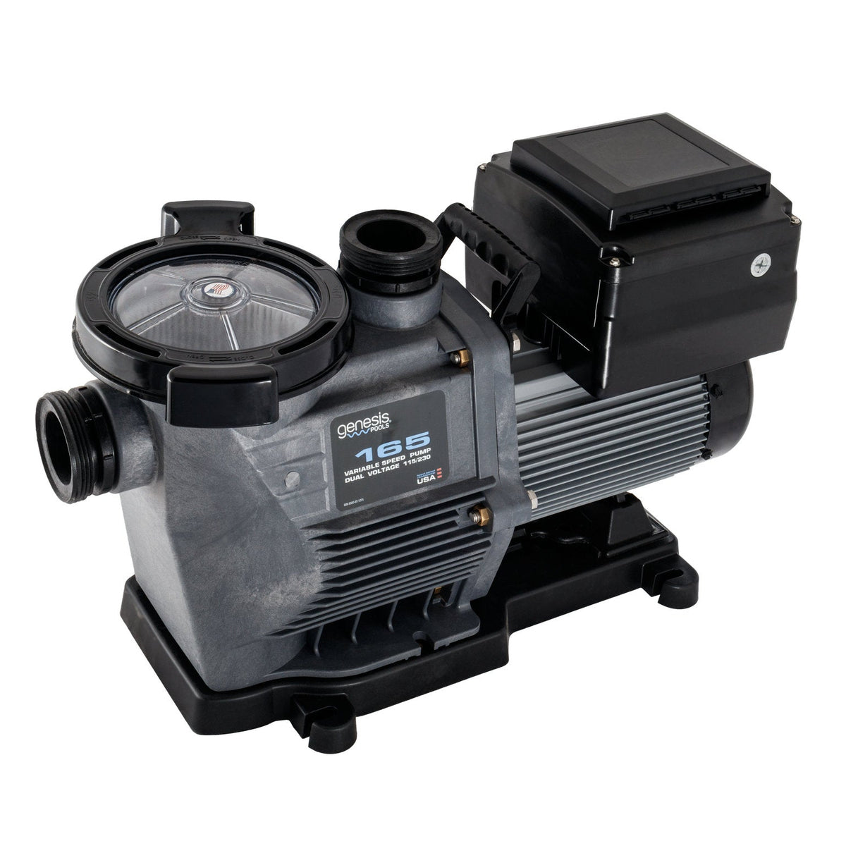Pump with visible branding on a white background