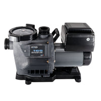 Pool pump with 'Genesis' branding on a white background