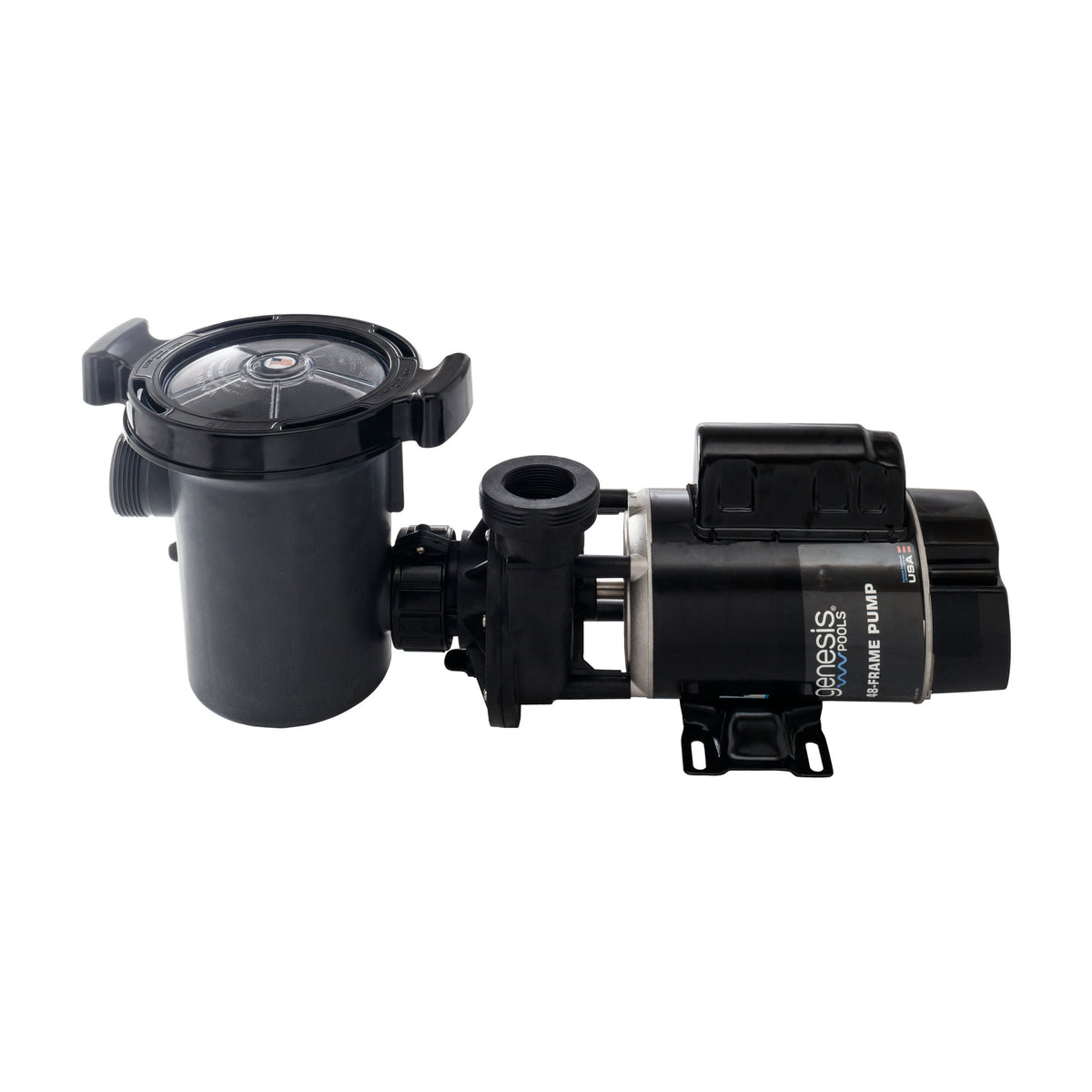 Genesis 2 HP Pump Side Discharge with 3' NEMA Cord, GPSD101NBY, 3-Year Warranty