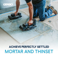 GRABO Tile Vibration Attachment for Thinset Setting