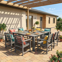 Corex HDPE Classic Dining Set, 10-Piece