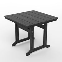 Corex HDPE Outdoor Dining Set, 7-Piece, Black
