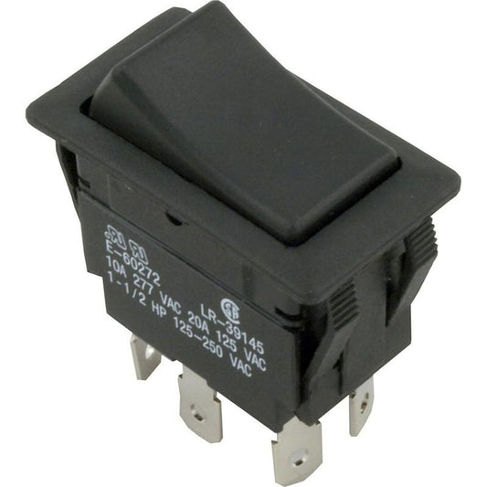 Rocker Switch, DPDT, 230v