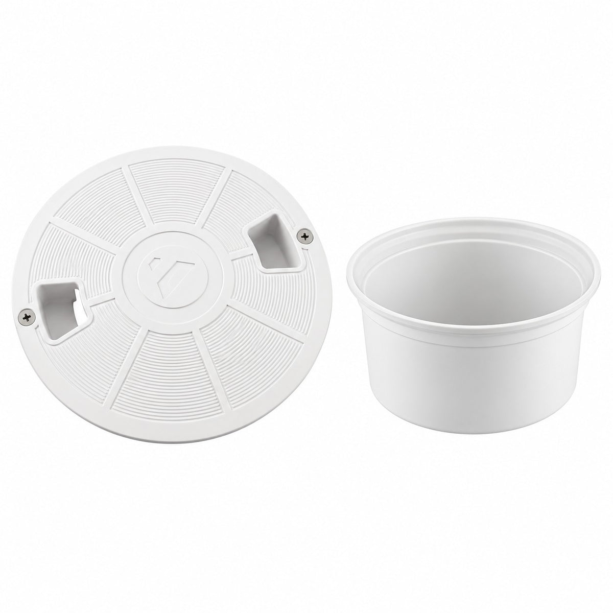 A&A Quik DekClor Deck Lid and Ring, White (542517)