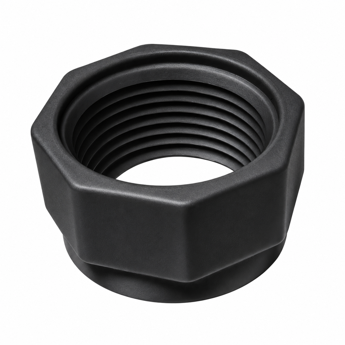 CMP 25563-115-400 Pool Cleaner Feed Hose Nut, Black