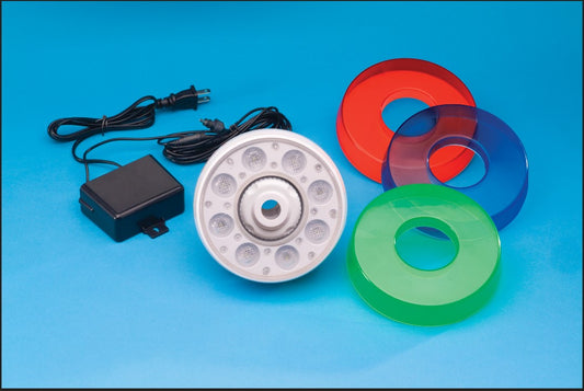 Color Burst LED Pool Return Light — RGB Color-Changing