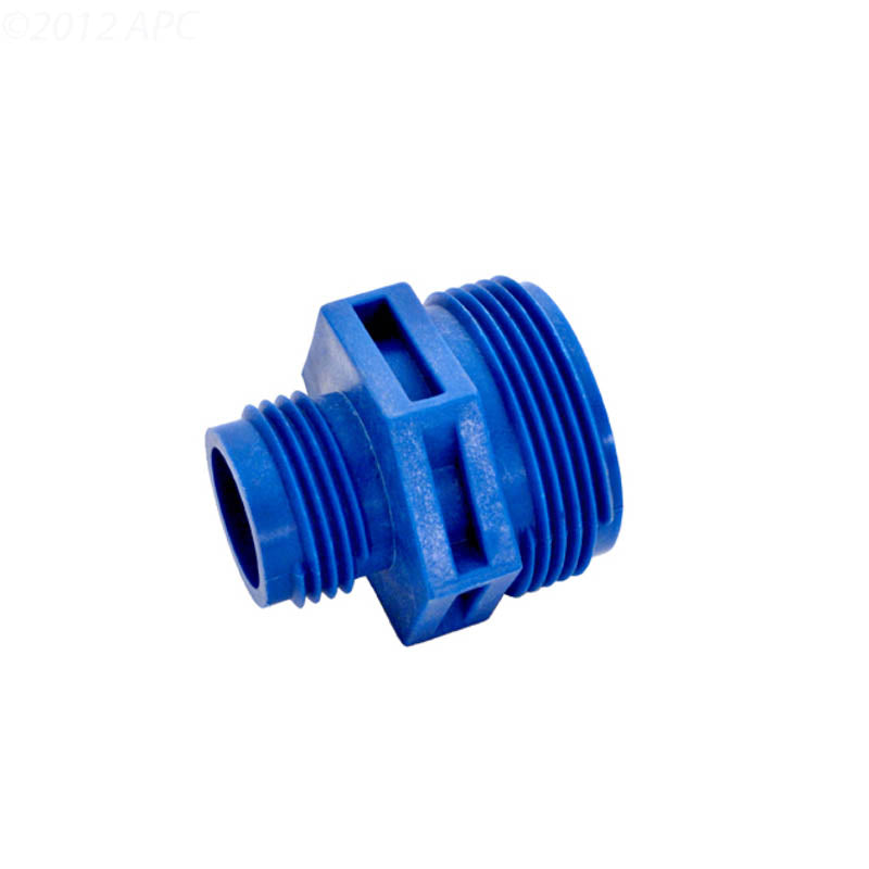 Little Giant Discharge Adapter, 1 1/4" MPT x 3/4" GHT, Cover Pump Replacement Part, LG599025