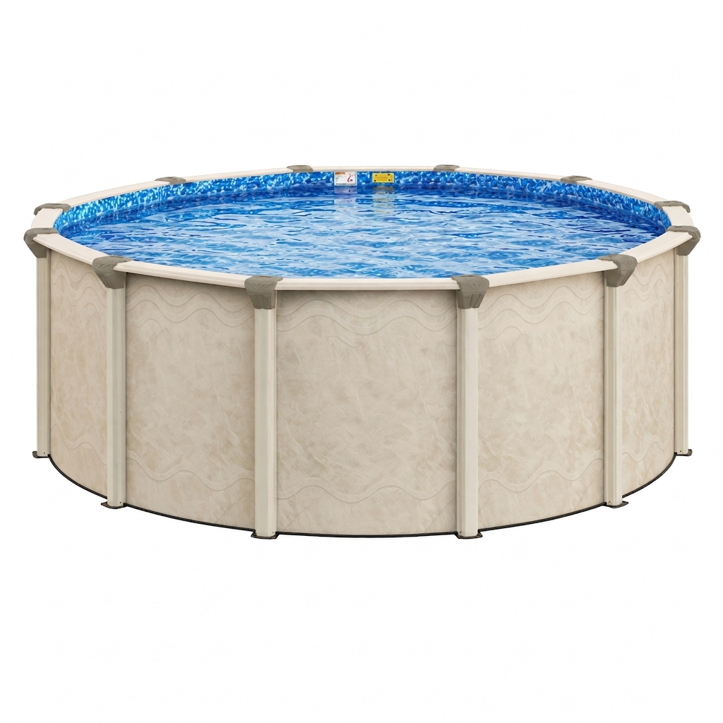 21' Round Above-Ground Pool with 54" Steel Wall | Lake Vista | 25-Year Warranty
